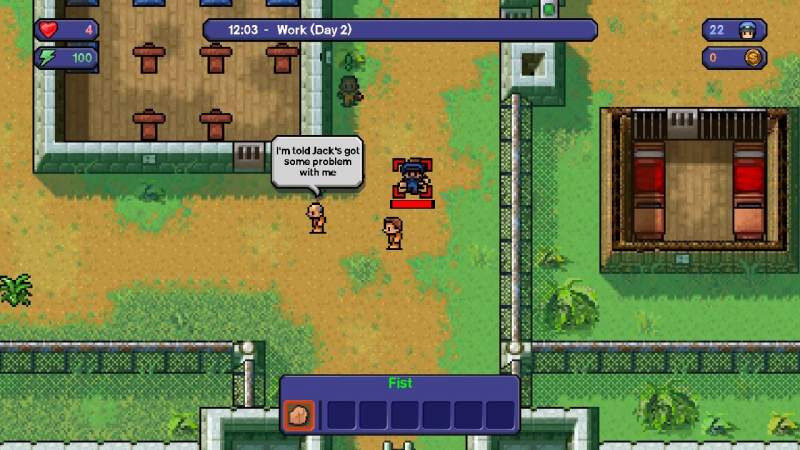 Đồ họa pixel trong The Escapists