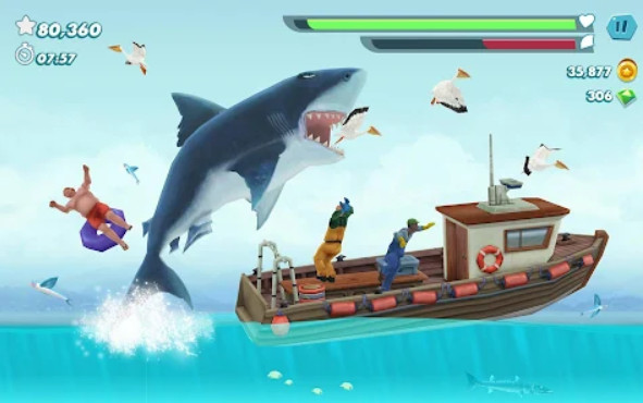 Cá Mập Trong Game Hungry Shark Evolution