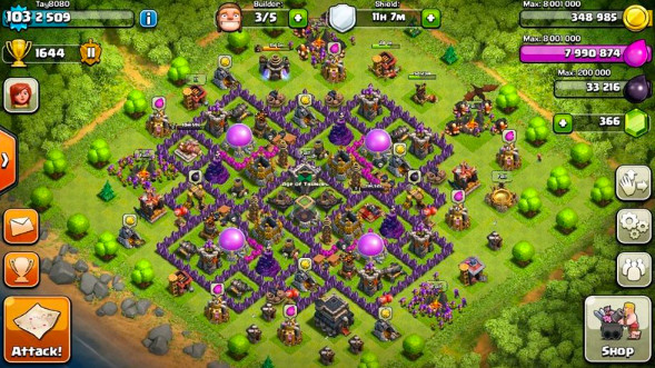 Trận chiến trong Clash of Clans