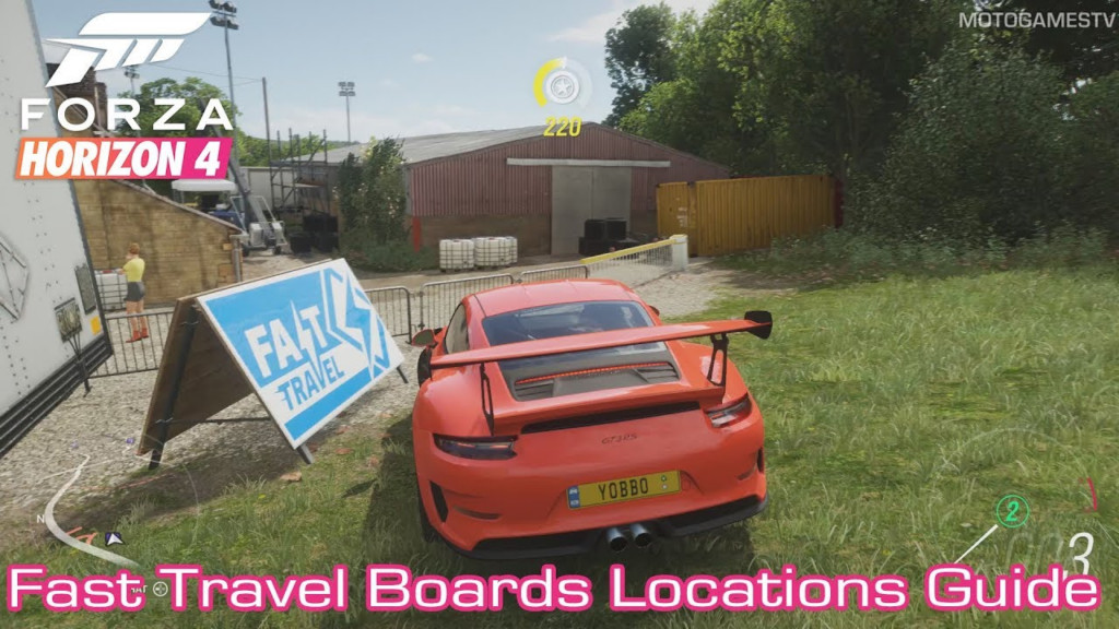 Bảng Di Chuyển Nhanh trong Forza Horizon