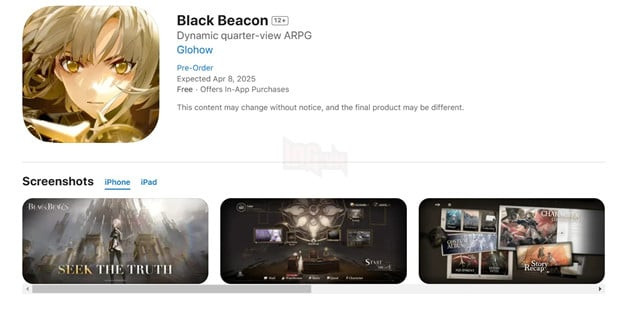 Black Beacon - Sản phẩm gacha đầy tiềm năng với nền đồ họa gây ấn tượng mạnh mẽ với game thủ