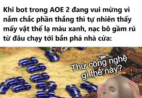 Meme phòng không chơi xe