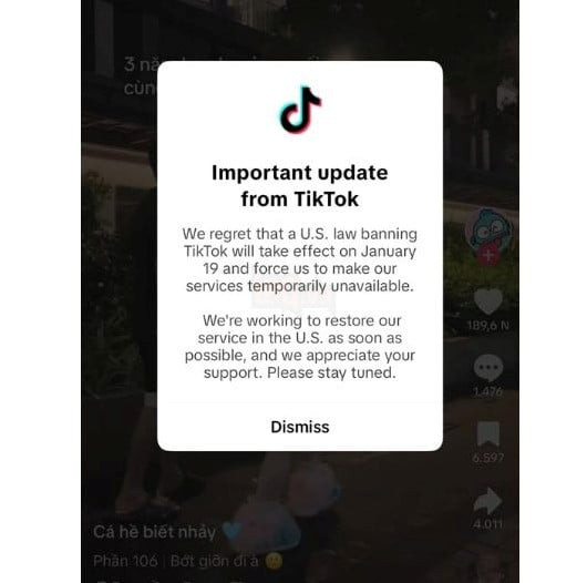 TikTok bị cấm tại Mỹ gây biến động trong ngành game