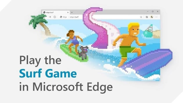 Trò chơi Surf thú vị trên Microsoft Edge