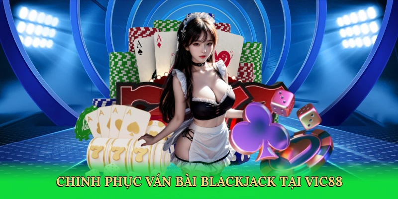Chinh phục ván bài blackjack tại Vic88