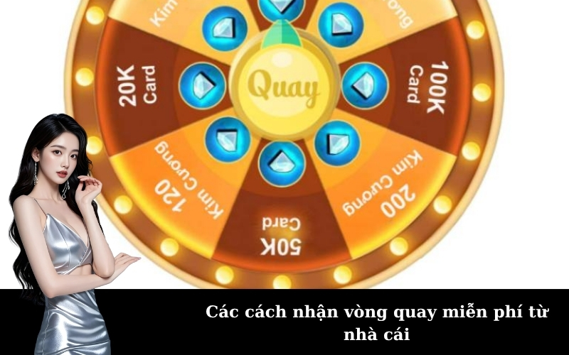 Các cách nhận vòng quay miễn phí từ nhà cái