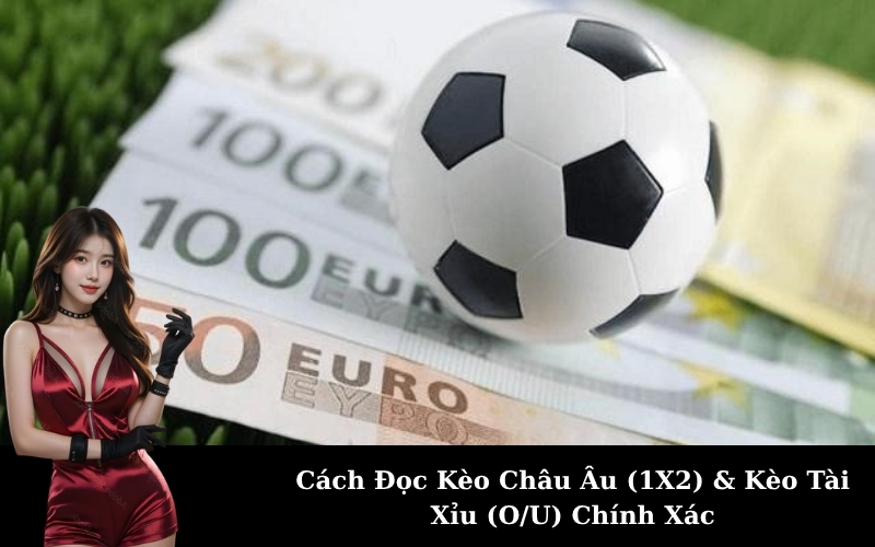 Cách Đọc Kèo Châu Âu (1X2) & Kèo Tài Xỉu (O/U) Chính Xác