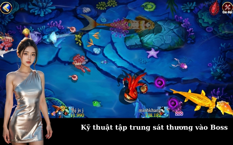 Kỹ thuật tập trung sát thương vào Boss