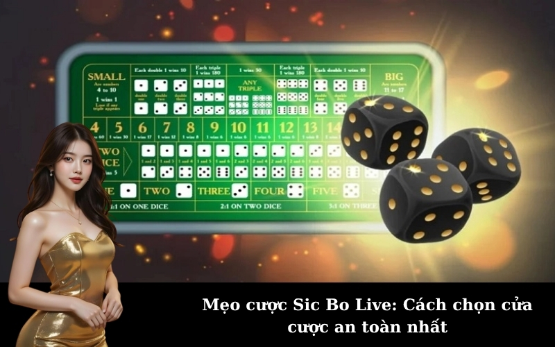 Mẹo cược Sic Bo Live: Cách chọn cửa cược an toàn nhất